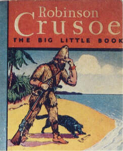 ROBINSON CRUSOE  (Whitman Big Little Book  719, 1933)