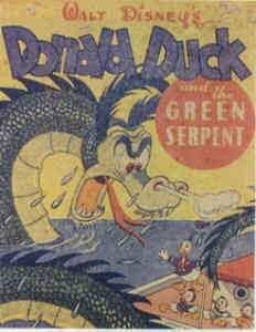DONALD DUCK AND THE GREEN SERPENT  (All Pictures Comics  1432, 1947)