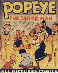 POPEYE THE SAILOR MAN  (All Pictures Comics  1422, 1947)