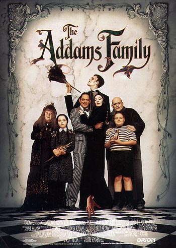 THE ADDAMS FAMILY   Original American One Sheet   (Paramount, 1991)