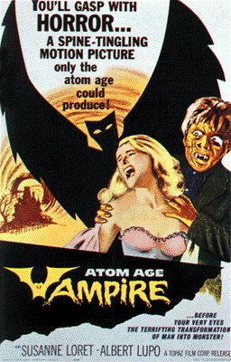 ATOM AGE VAMPIRE   Original American One Sheet   (Topaz, 1961)