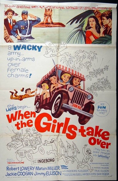 WHEN THE GIRLS TAKE OVER   Original American One Sheet   (Parade Releasing Organization, 1962)