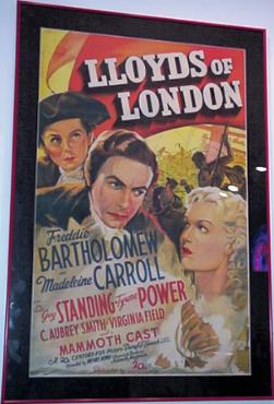 LLOYDS OF LONDON   Original American One Sheet Style A   (20th Century Fox, 1936)