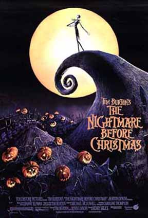 A NIGHTMARE BEFORE CHRISTMAS   Original American One Sheet   (Buena Vista (Disney), 1993)